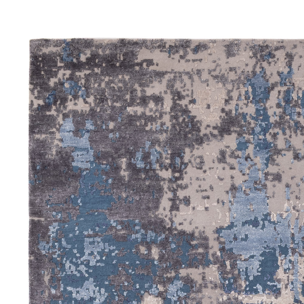 Designer Teppich - 298 x 205 cm - blau
