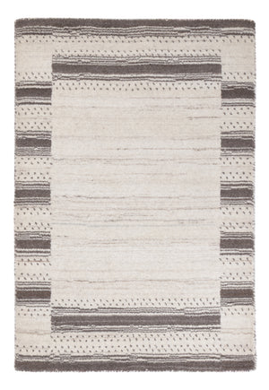 Gabbeh Teppich - Loribaft Softy - 90 x 60 cm - naturweiß