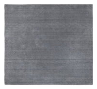 Gabbeh Teppich - Loribaft Softy quadratisch  - 200 x 200 cm - grau