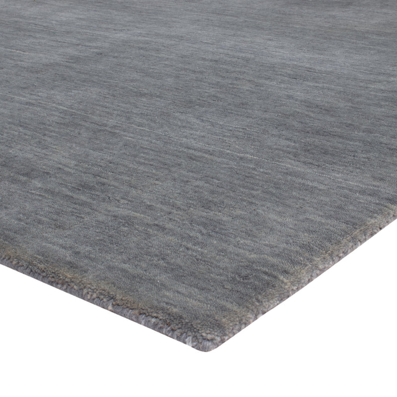 Gabbeh Teppich - Loribaft Softy quadratisch  - 200 x 200 cm - grau