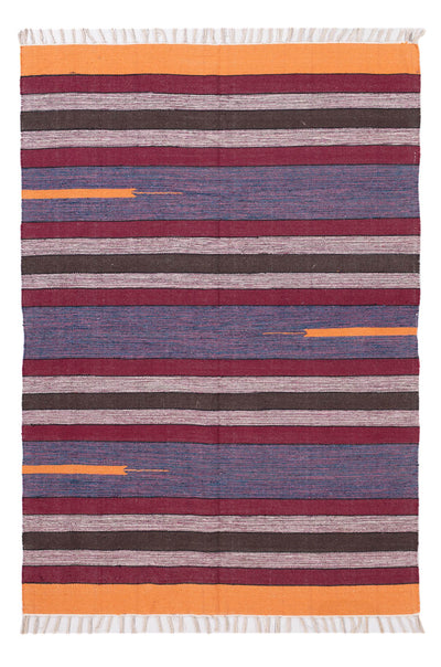 Kelim Modern Teppich 120x180cm - mehrfarbig