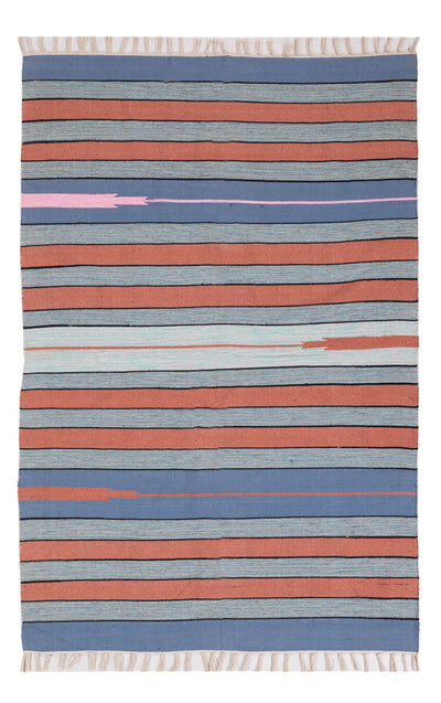 Kelim Modern Teppich 120x180cm - mehrfarbig