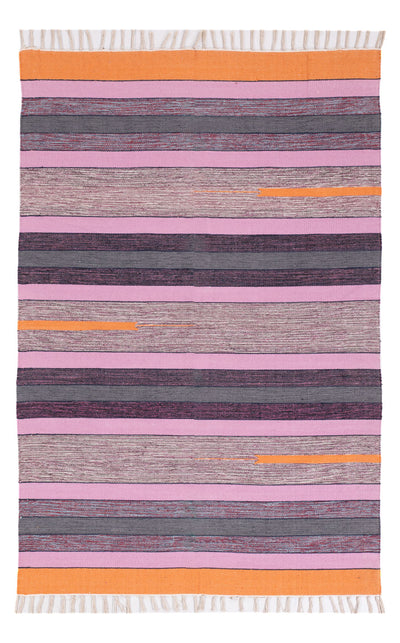 Kelim Modern Teppich 120x180cm - mehrfarbig