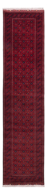 Läufer Afghan - 384 x 84 cm - rot