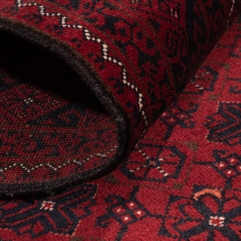 Läufer Afghan - 384 x 84 cm - rot