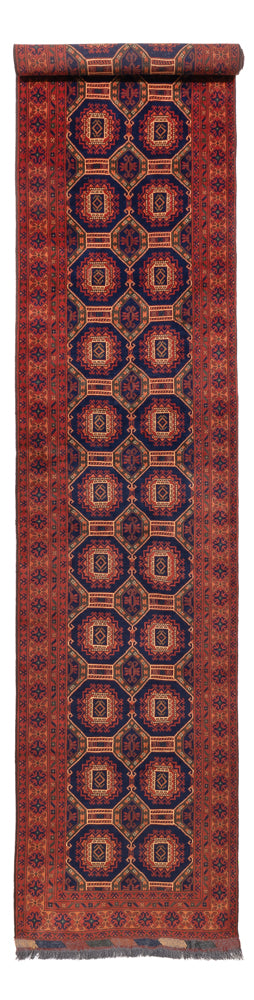 Afghan Teppich 86x409cm - Orientteppich