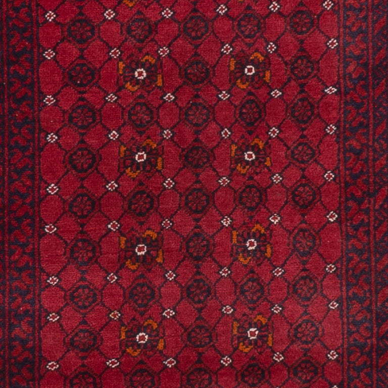 Läufer Afghan - Buchara - 285 x 78 cm - rot