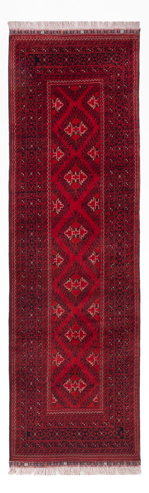 Läufer Afghan - 283 x 82 cm - rot