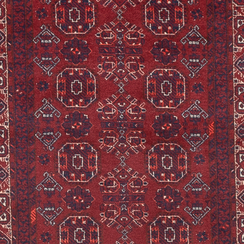 Läufer Afghan - Buchara - 285 x 82 cm - rot