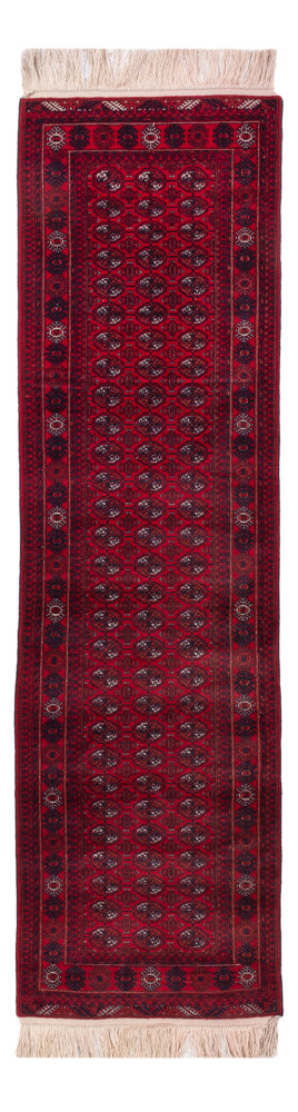 Läufer Afghan - Buchara - 294 x 84 cm - rot