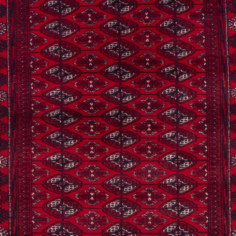 Läufer Afghan - Buchara - 397 x 86 cm - rot