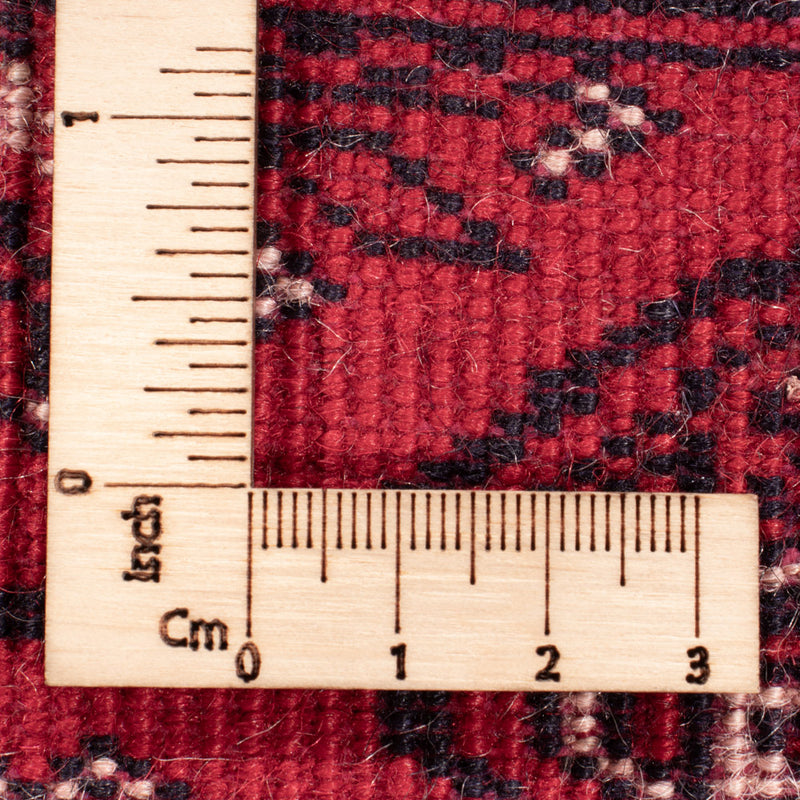 Läufer Afghan - Buchara - 397 x 86 cm - rot