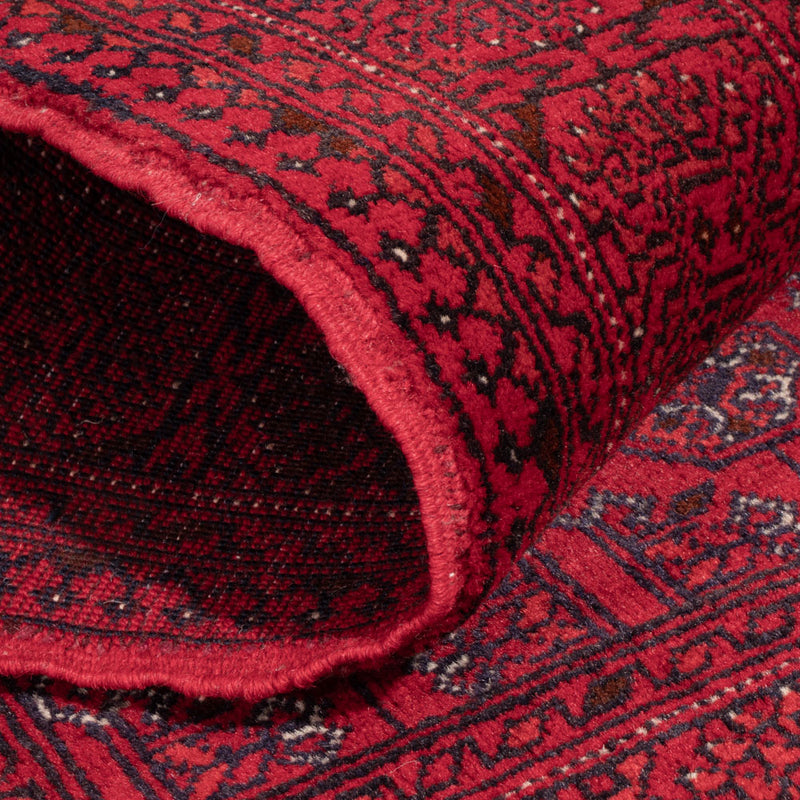 Afghan Teppich - Buchara - 122 x 70 cm - dunkelrot