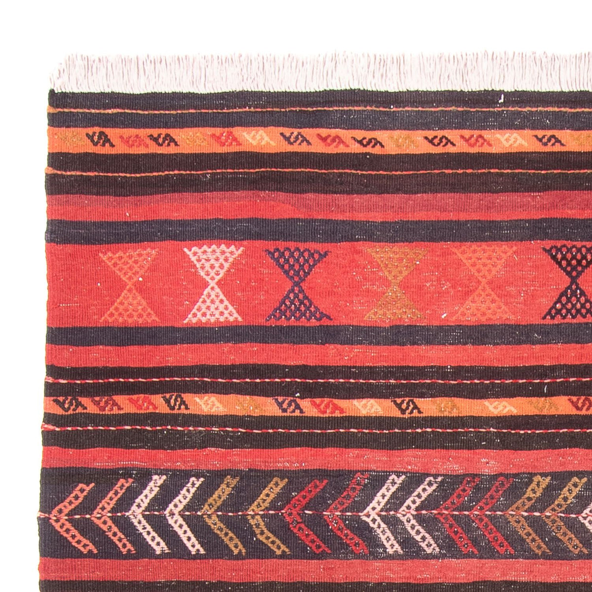 Kelim Teppich - Old - 190 x 160 cm - mehrfarbig