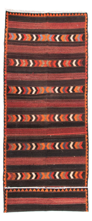 Läufer Kelim - Old - 433 x 160 cm - mehrfarbig