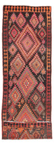 Läufer Kelim - Old - 460 x 143 cm - mehrfarbig