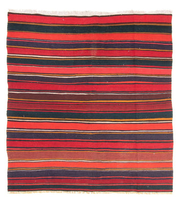 Kelim Teppich - Old quadratisch  - 215 x 190 cm - mehrfarbig