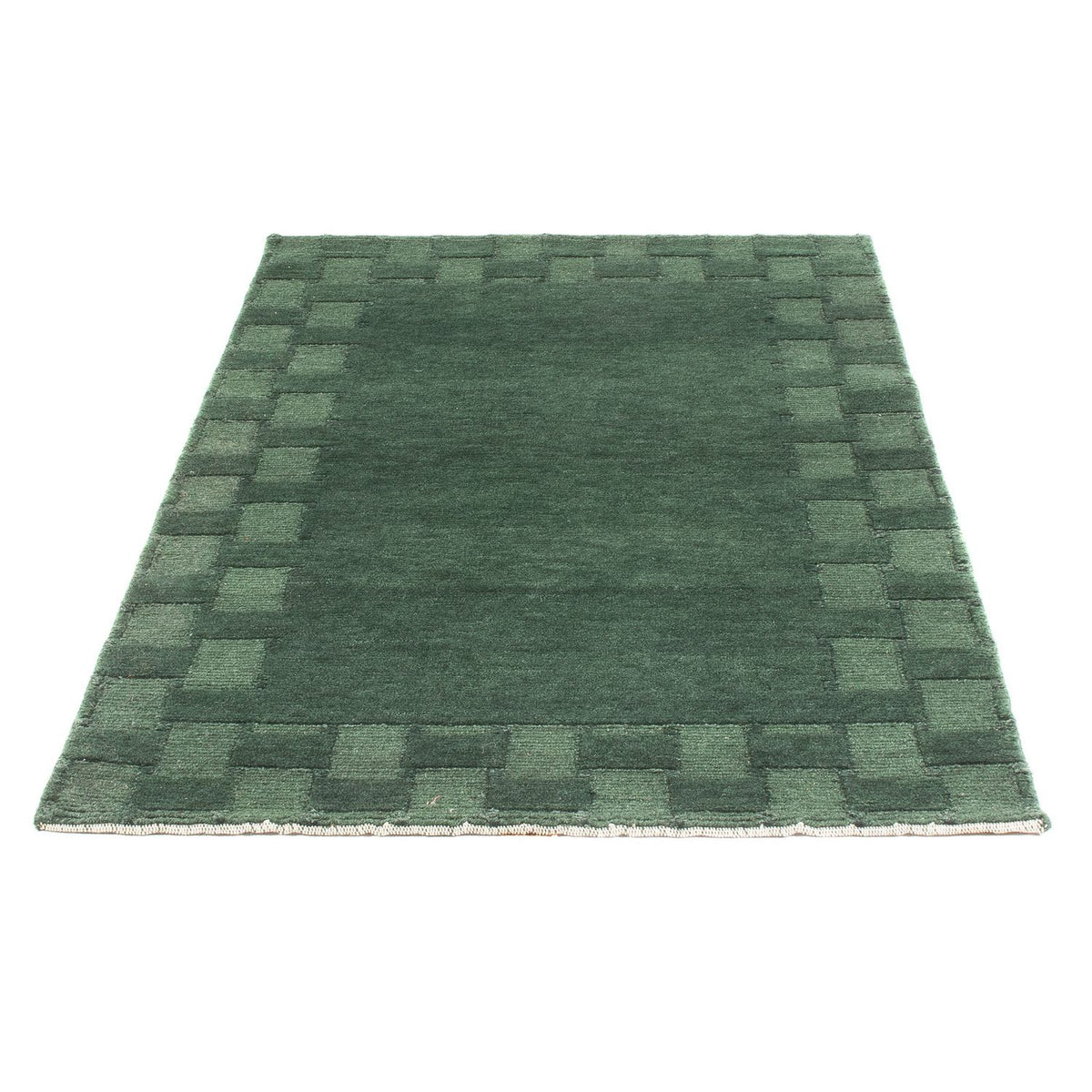 Nepal Teppich - 152 x 93 cm - grün