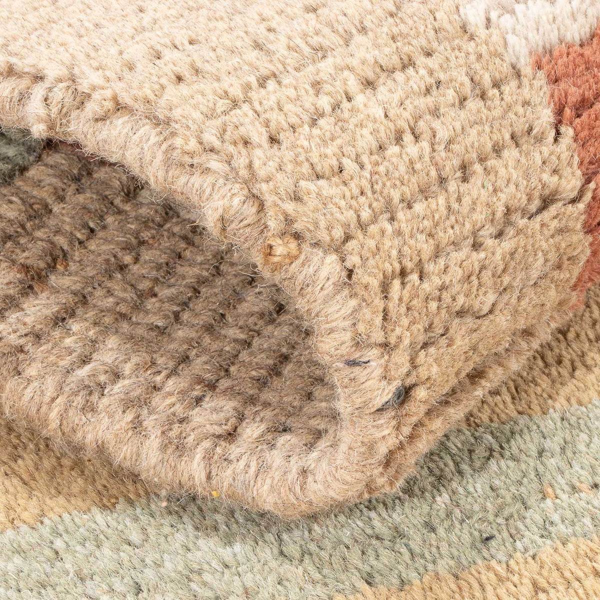 Nepal Teppich - 140 x 70 cm - mehrfarbig