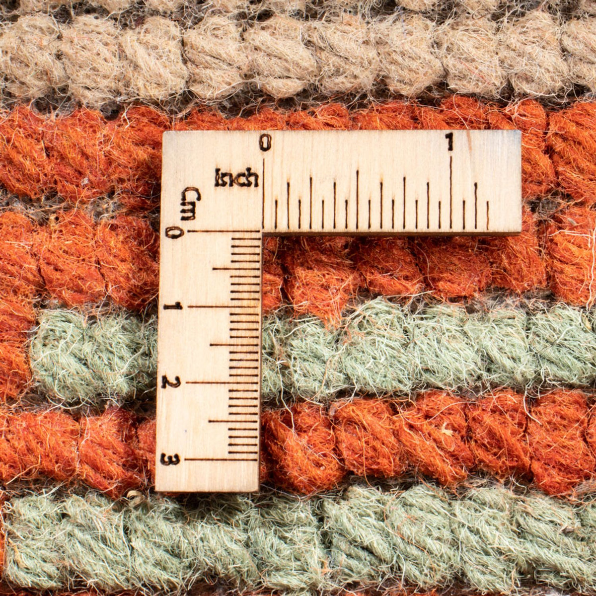 Nepal Teppich - 140 x 70 cm - mehrfarbig