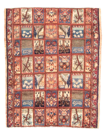 Perserteppich - Ghom - 128 x 105 cm - mehrfarbig
