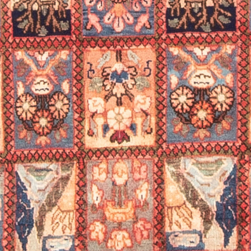 Perserteppich - Ghom - 128 x 105 cm - mehrfarbig