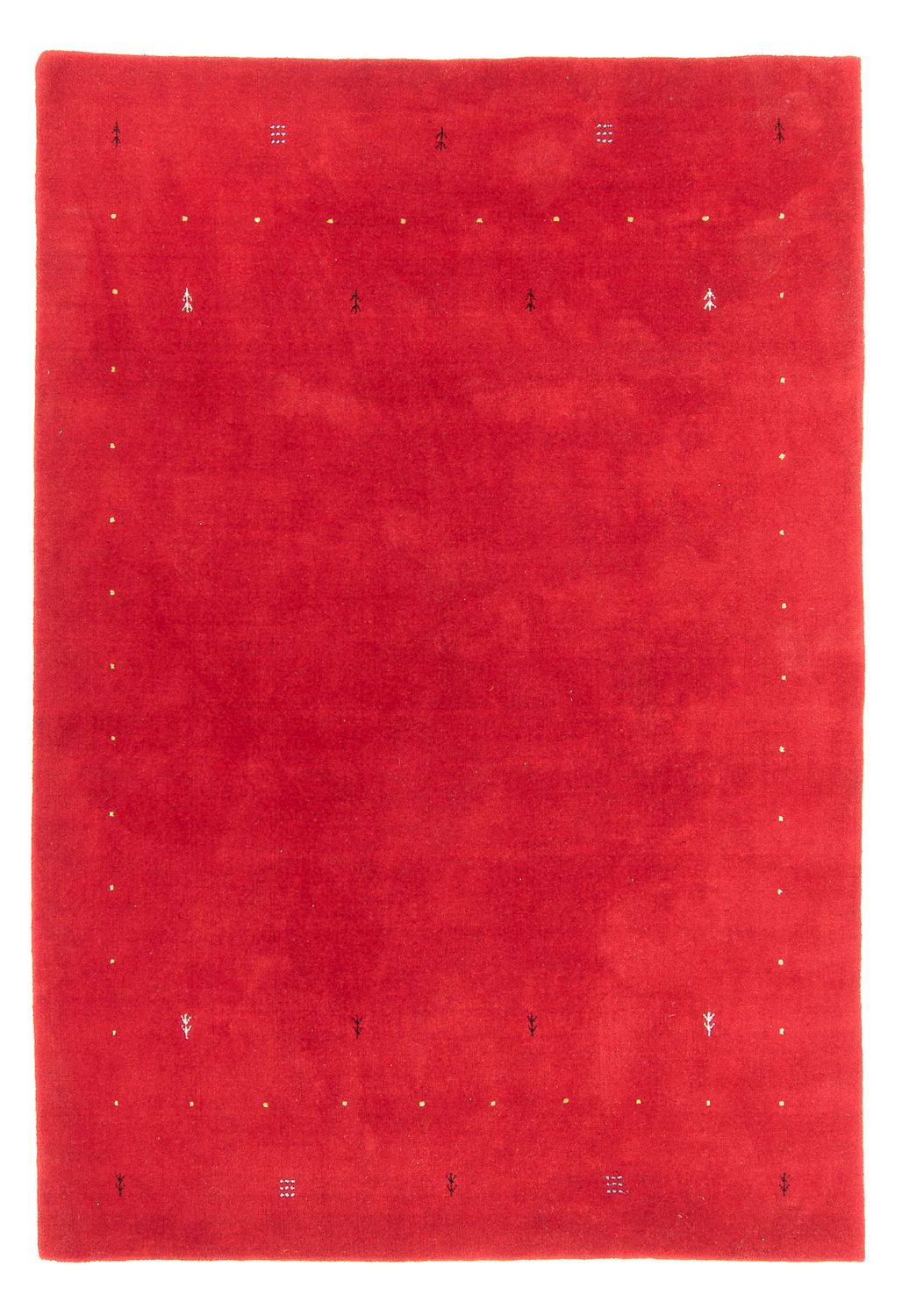 Gabbeh Teppich - Loribaft Softy - 241 x 176 cm - rot
