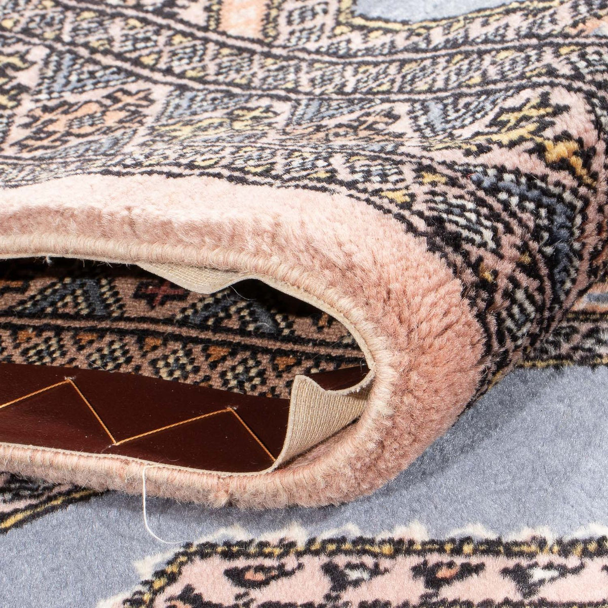 Läufer Pakistan - 325 x 80 cm - hellblau