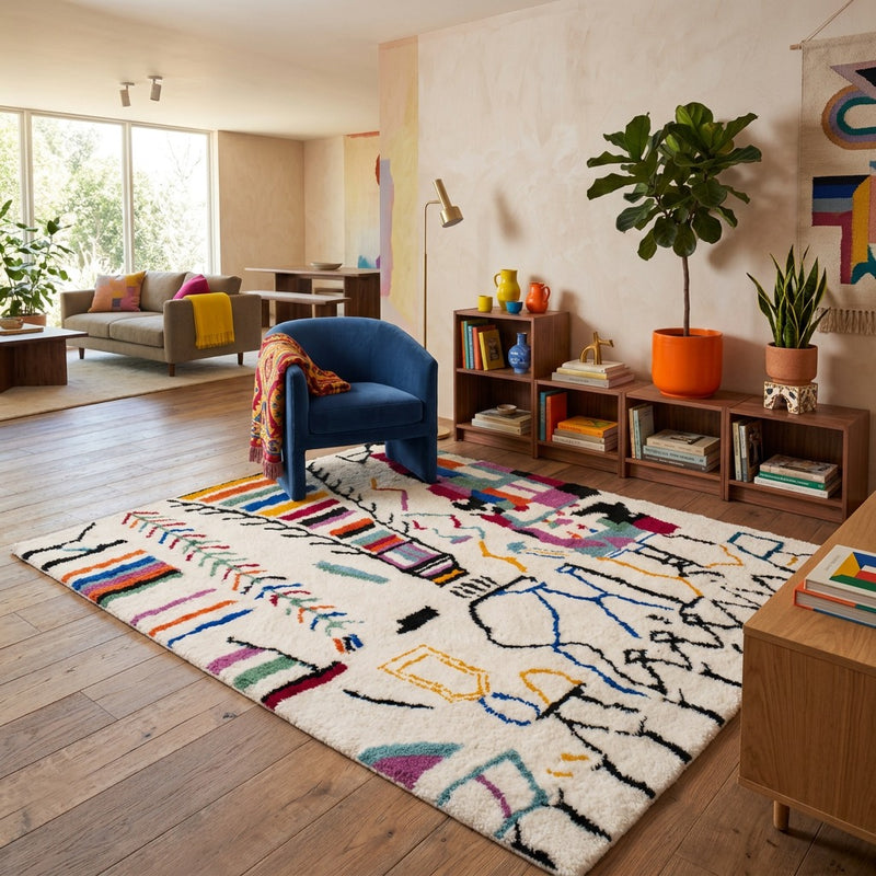 Wollteppich ColorfulMarrakesh