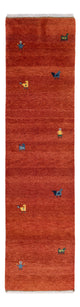 Läufer Gabbeh - Indus - 300 x 80 cm - rost