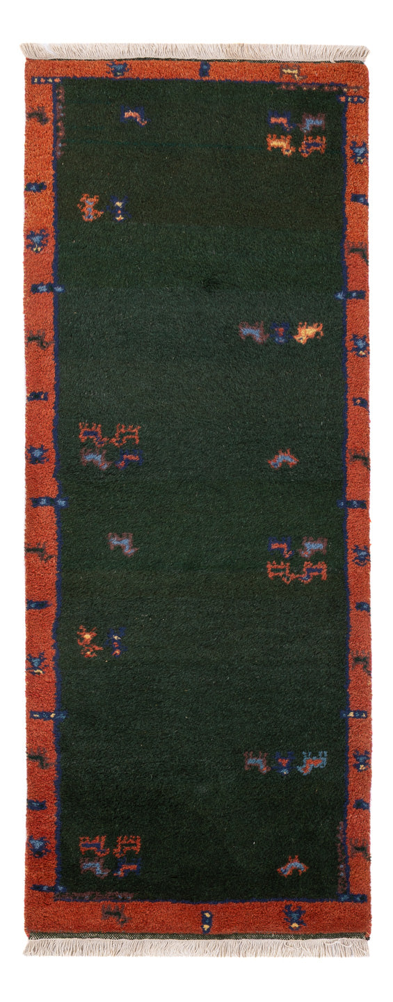 Gabbeh Teppich Indus 200x75cm - Wollteppich