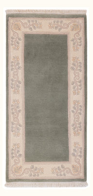 China Teppich - 140 x 70 cm - olivgrün