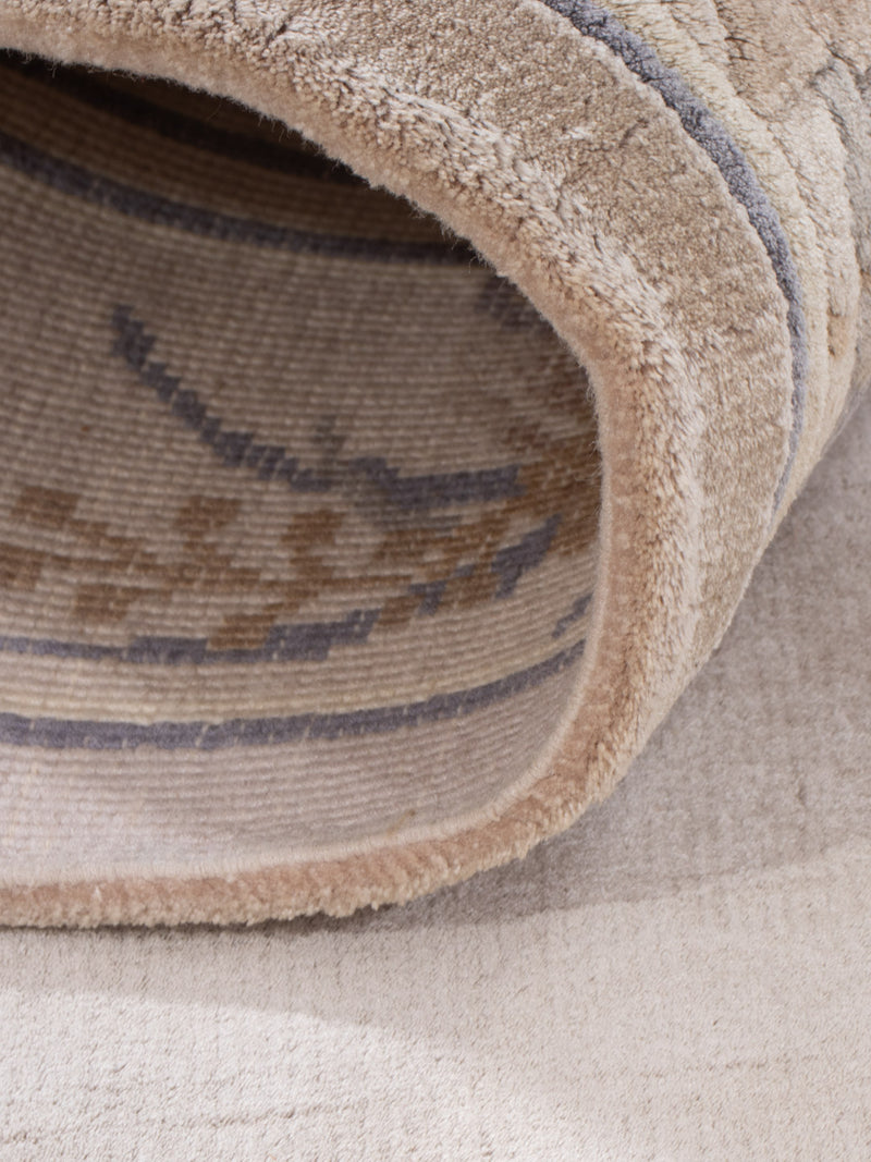 Seidenteppich - China Seide - 140 x 70 cm - hellbeige