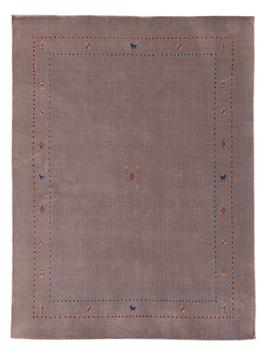 Gabbeh Teppich - Loribaft Softy - 240 x 170 cm - taupe