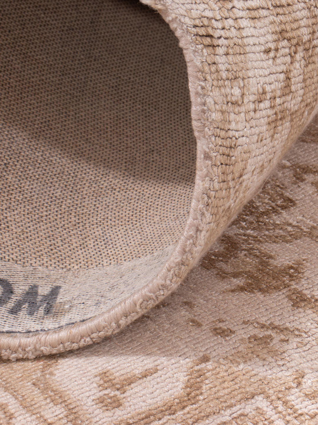 Läufer Viskose - 240 x 80 cm - gold