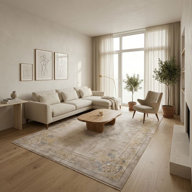 China Seide Teppich 305x190cm - Orientteppich