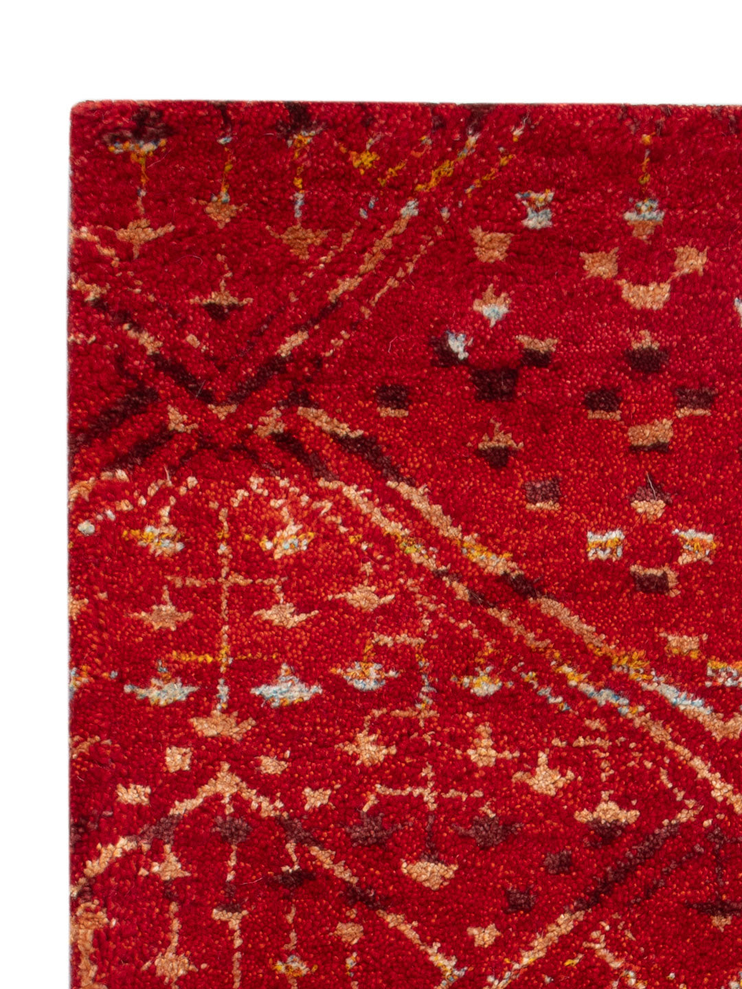 Gabbeh Teppich Indus 90x60cm - Wollteppich