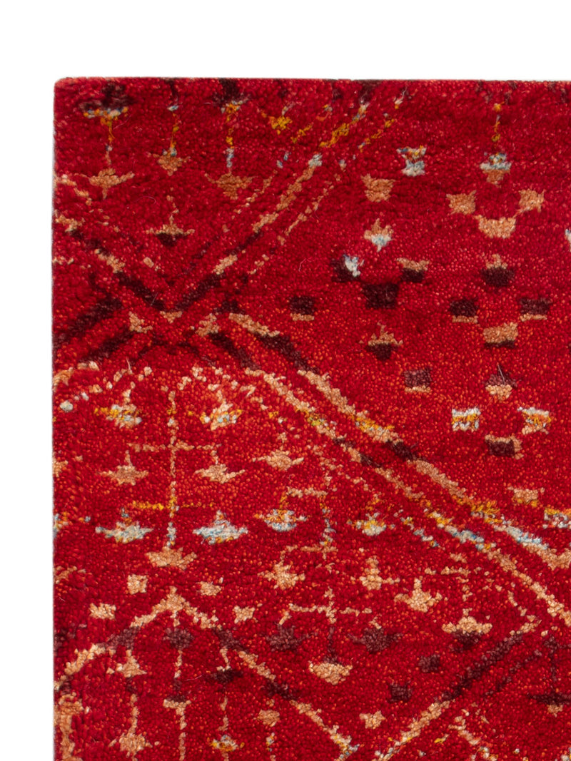Gabbeh Teppich Indus 90x60cm - Wollteppich