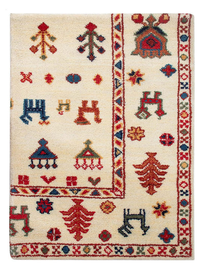 Gabbeh Teppich Indus 60x90cm - Wollteppich
