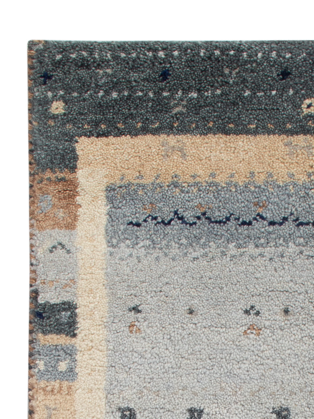Gabbeh Teppich Indus 90x60cm - Wollteppich