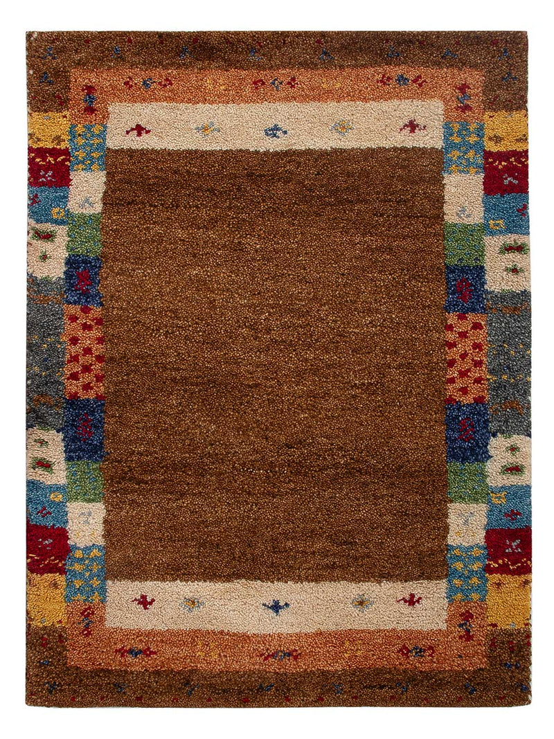 Gabbeh Teppich Indus 90x60cm - Wollteppich