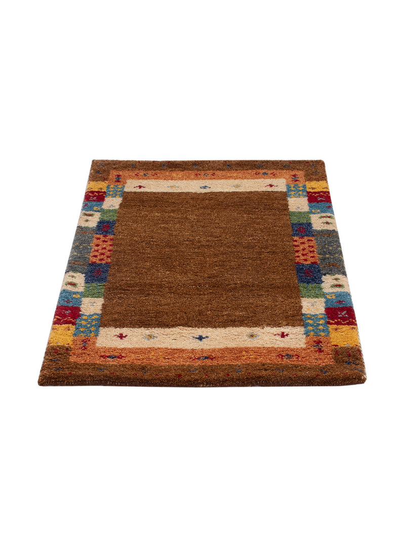 Gabbeh Teppich Indus 90x60cm - Wollteppich