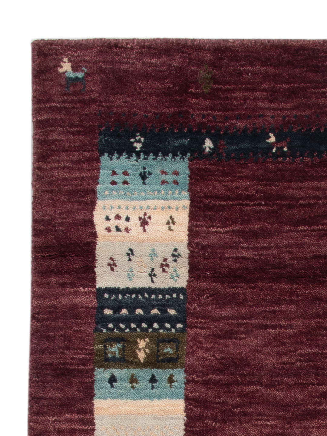 Loribaft Loom Teppich 90x60cm - Wollteppich