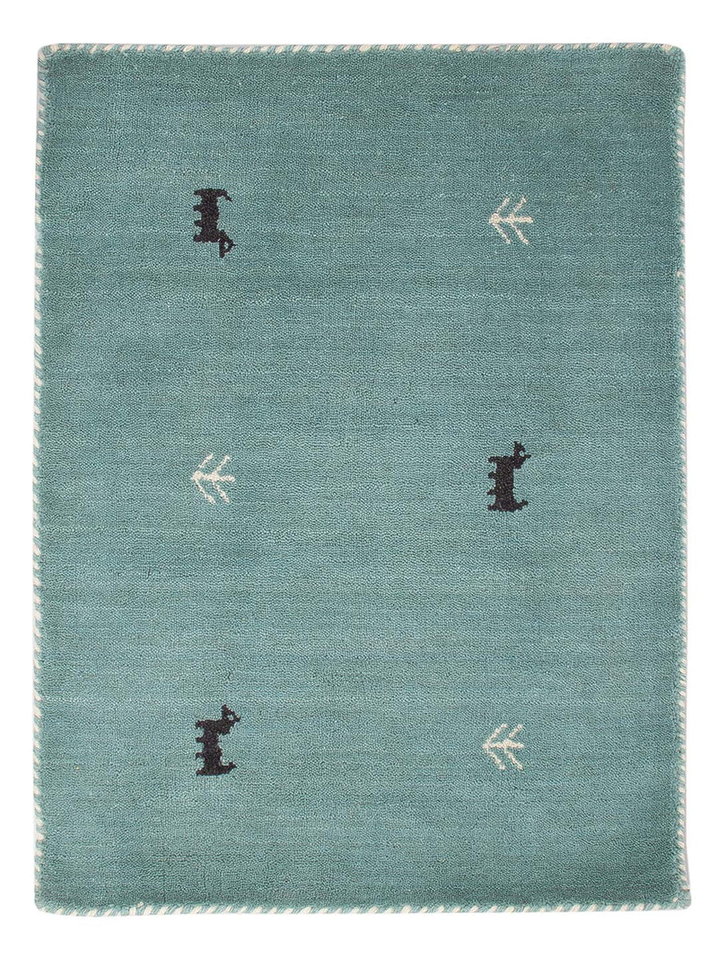 Gabbeh Teppich Softy 90x60cm - Wollteppich