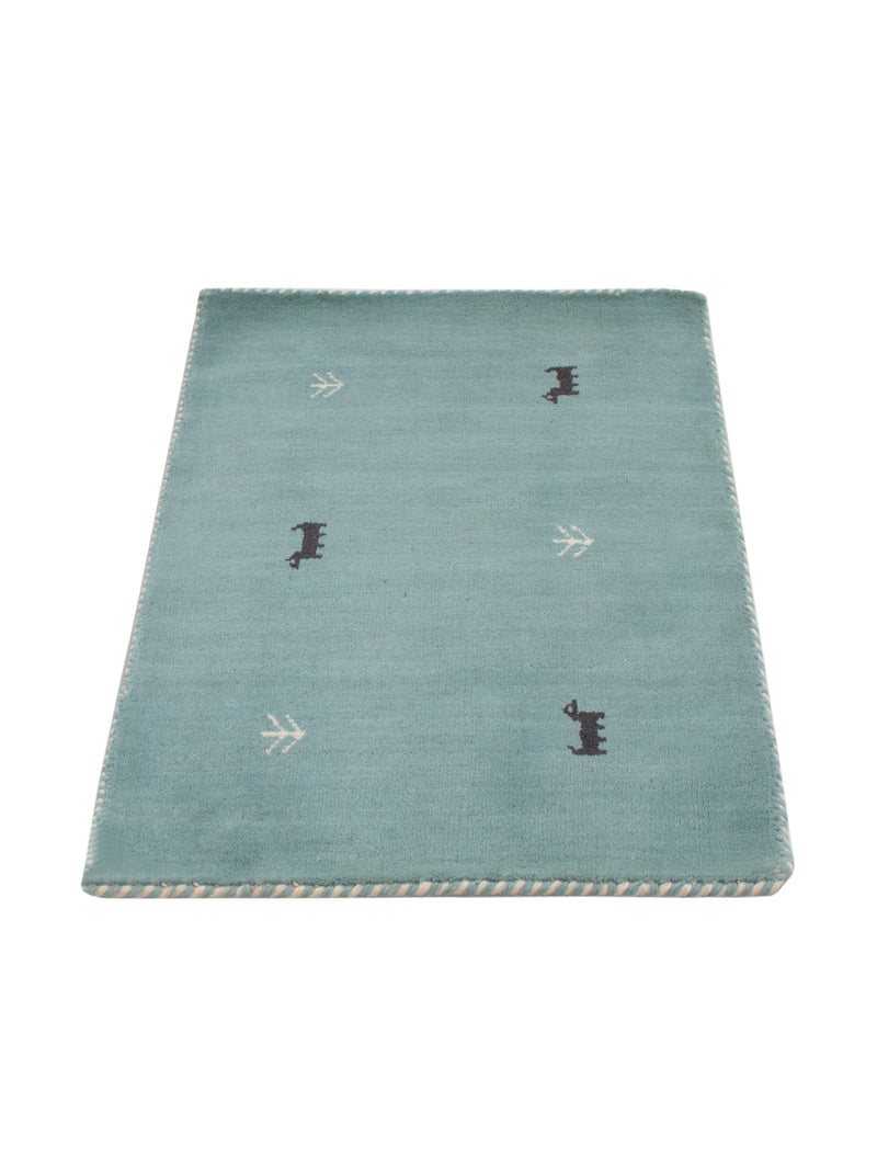 Gabbeh Teppich Softy 90x60cm - Wollteppich
