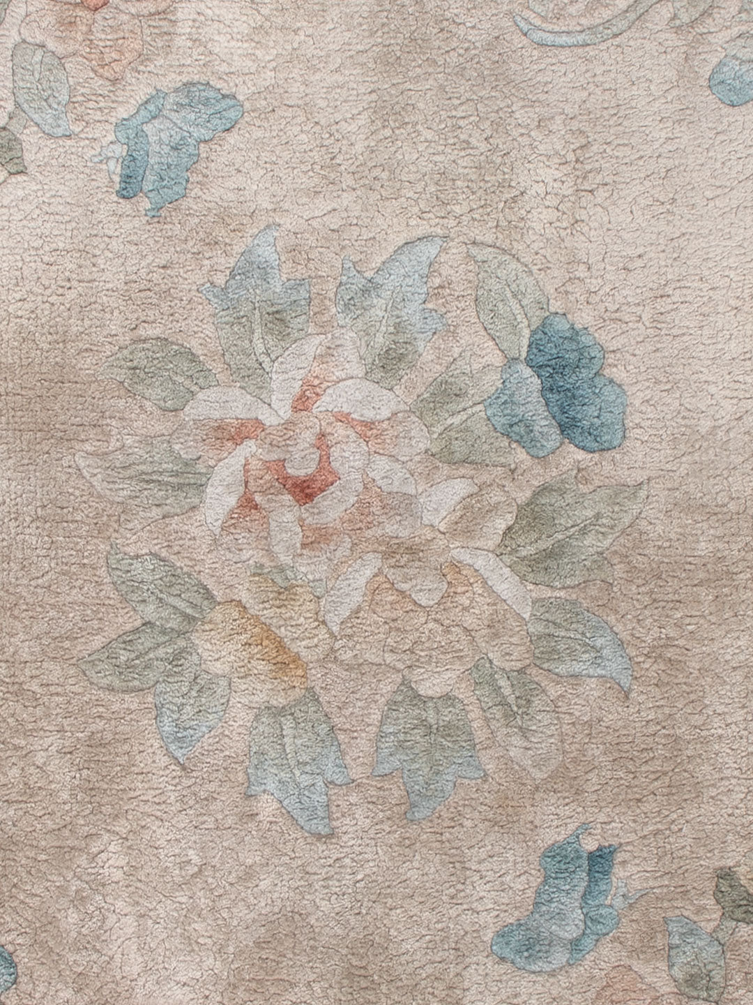 Seidenteppich - China Seide - 90 x 60 cm - beige