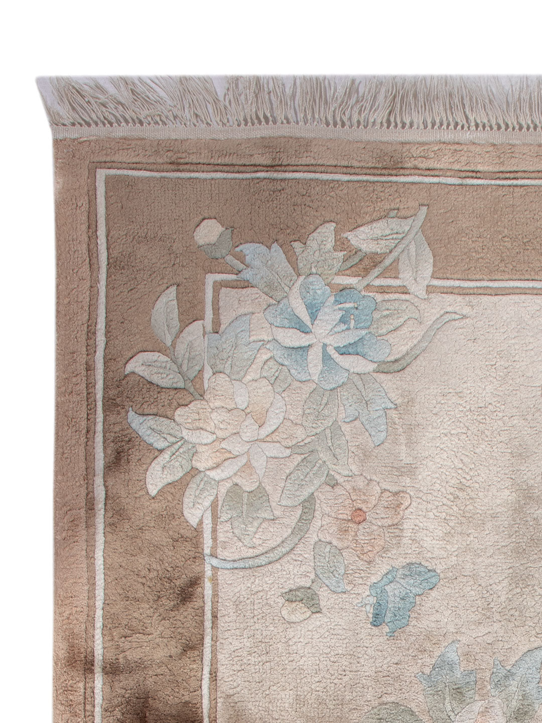 Seidenteppich - China Seide - 90 x 60 cm - beige