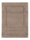 Nepal Teppich 60x90cm - Wollteppich - Rechteckig / Dunkelbeige / 60 x 90 cm Rechteckig