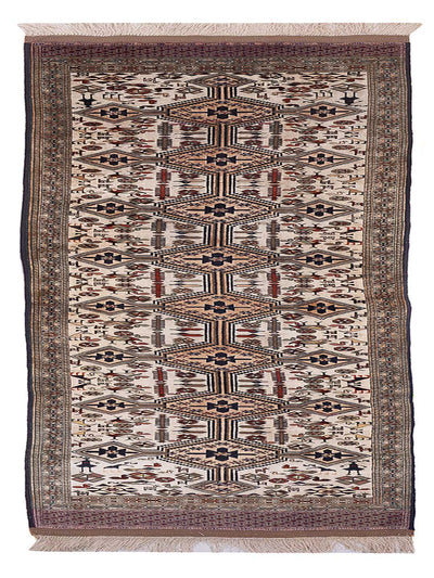 Kelim Seide Teppich 90x304cm