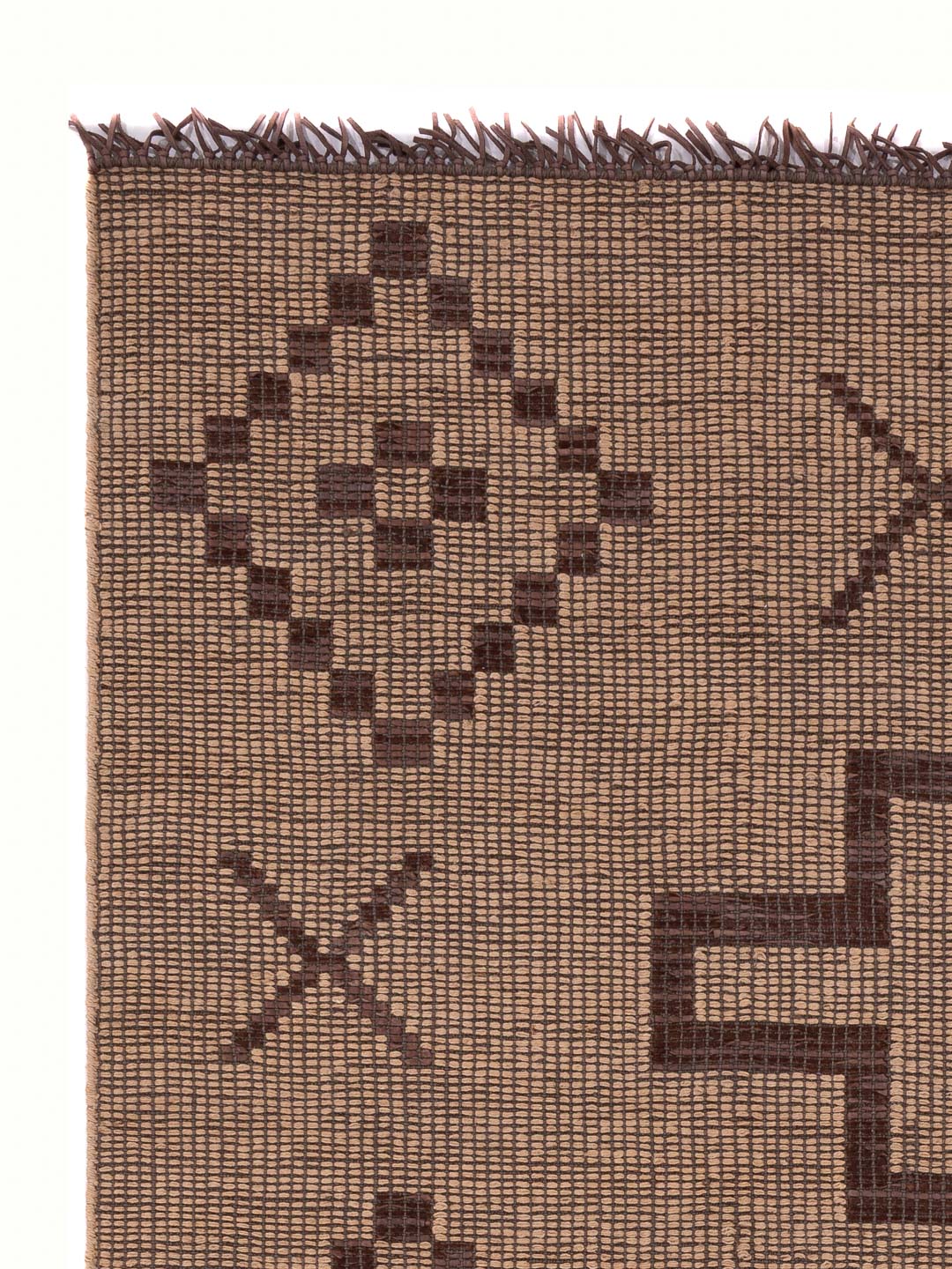 Moderner Teppich - 250 x 150 cm - hellbraun